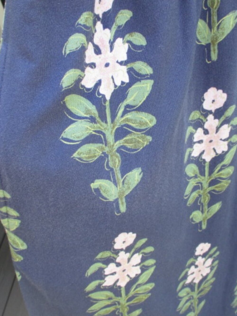 Spartina 449 Navy Floral Maxi Dress Womens Large NWT - Picture 11 of 14